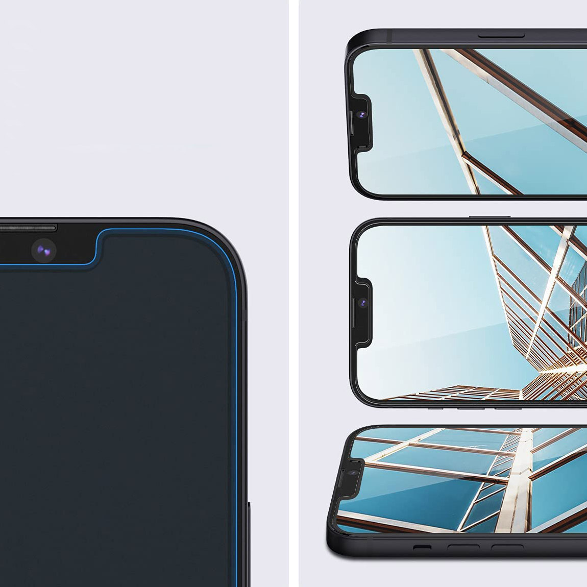 Szkło hartowane Spigen Glas.tr EZ Fit z ramką aplikacyjną dla iPhone 13 Mini